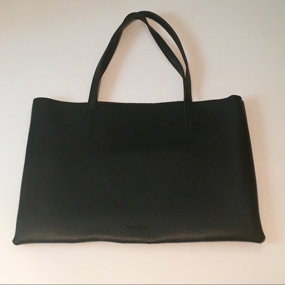 Vince Camuto tote, black and gray - Picture 3 of 6